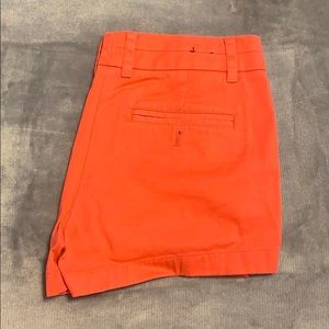 J. Crew 3” inseam coral shorts